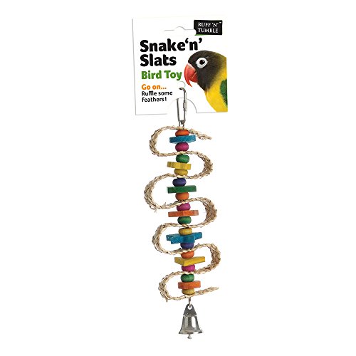Ruff N Tumble - Juguete Snake N Slats para pájaros (18cm) (Variado)