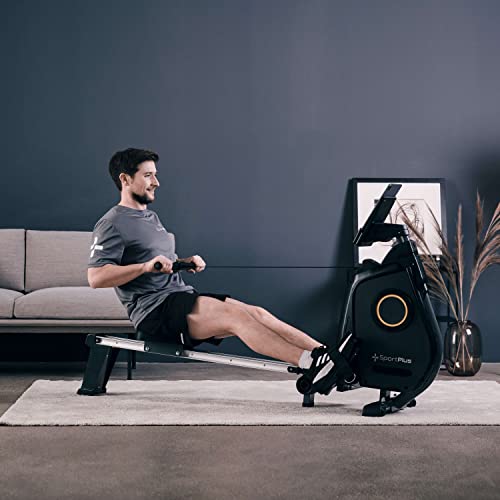 SportPlus Rudergerät für zuhause, Rudergerät klappbar mit App-Steuerung und 24-Stufen-Magnetbremse & Bluetooth 4.0… – Bild 5