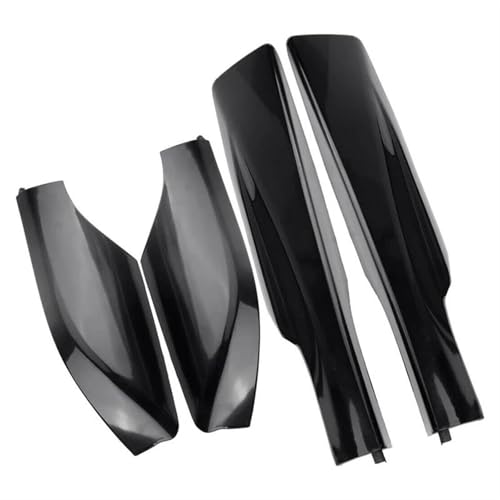 Cubierta protectora de baca negra para Toyota RAV4 2006-2012 tapas de extremo de riel de techo 6
