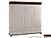 möbelando Kleiderschrank Schlafzimmerschrank Massivholzschrank Schrank Silvana V 218 cm weiß/kolonial