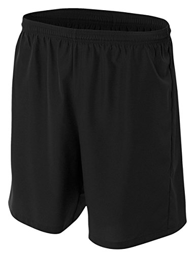 Short soccer homme noir XXL A4 ideal pour entrainement et matchs estivaux