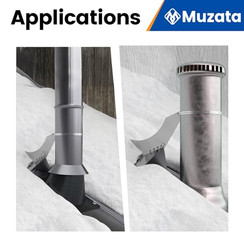 Grille d'aération de toit pour cheminée et conduit de rétention Muzata - 7