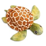 Snugarooz Sheldon The Turtle with Repair Patch - Crinkle & Squeak Dog Toy - Plush Toy for Engaging Play, Providing Endless Fun for Your Furry Friend, Made from Recycled Materials