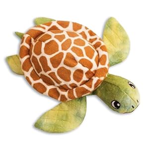 SnugArooz Sheldon The Turtle – Crinkle & Squeak Dog Toy with Repair Patch – Eco Friendly Plush for Engaging – Endless Fun for Your Furry Friend