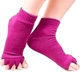 [Smato] 足指 広げる 靴下 5本指ソックス レディース メンズ 足指ソックス 着圧ソックス セラピーソックス スリーピングソックス ヨガソックス 寝る時 滑り止め