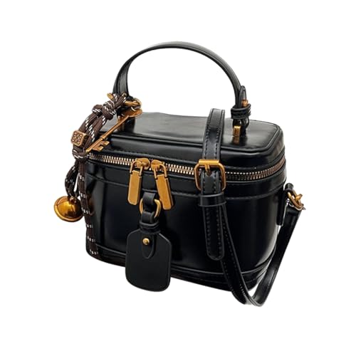 Genérico de hombro cuadrado, de cuadrada retro - Bolso de hombro retro de cuero PU para mujeres | Contenedor de teclas de teléfono celular Cosmética de portadores de gran capacidad para cumple