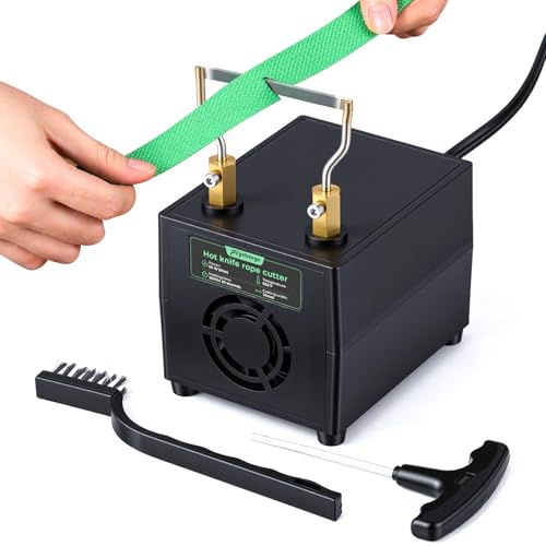 Flyrivergo 60W Hot Knife Rope Cutter - 10-Second Fast Heat-Up to 932F