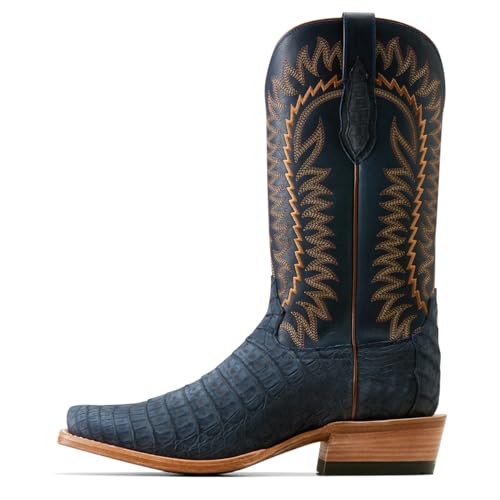ARIAT Men's Futurity Finalist Exotic Caiman Western Boot Square Toe - 100477102