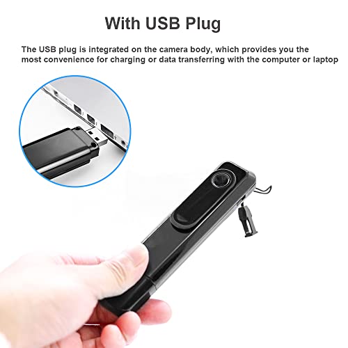 Homesen Câmera De Vídeo 1080 P Mini Filmadora Com Clipe De Vídeo O Gravador USB Bolso Câmera Bateria