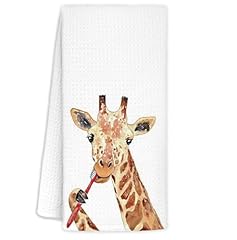 Giraffe Brushing Teeth