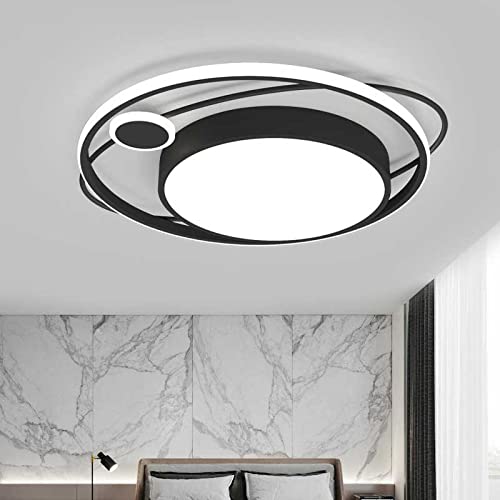 Plafonniers modernes et simples pour salon avec eclairage LED rond encastre variable
