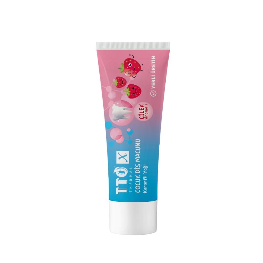 TTO X Çocuk Diş Macunu Çilek Aromalı Karanfil Yağ