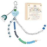 HEEYA Rechenkette 1. klasse Junge Blau Rechenkette Einschulung Geschenk Mathe Lernen Rechnen Schultüte Füllung Schulanfang Schulkind Schuleinführung Glücksbringer