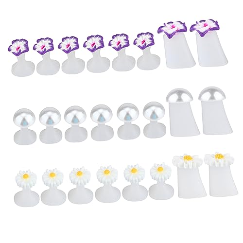 SHERCHPRY 24Pcs Silicone Toe Separators for Pedicure Comfortable Toe Spacers for Nail Art Washable and Reusable for Home and Salon Use for Overlapping Toes and Bunion