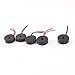 Aexit 5 Pcs Security & Surveillance DC 12V 80dB Industrial Continuous Sound Passive Electronic Buzzer Alarm Horns & Sirens Passive Black