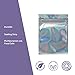 Prestee 100 Pack Mylar Bags 4x6 - Resealable Holographic Bags with Window - Smell Proof Mylar Bag for Food Storage, Candy Bag, Packaging Bags for Small Business, Snacks, Coffee, Herbs, and More