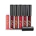 COOSA 6 PCS Matte Liquid Lip Gloss Matte Velvety Matte Lipstick Waterproof Lipstick Sets