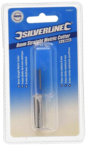 Preisvergleich Produktbild Silverline 249857 gerade Metrisches Cutter 8x20 mm, Blau