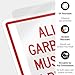 All Garbage Must Be in Plastic Bags and Tied Sign, 10x7 Inches, 4 Mil Vinyl Decal Stickers Weather Resistant, Made in USA