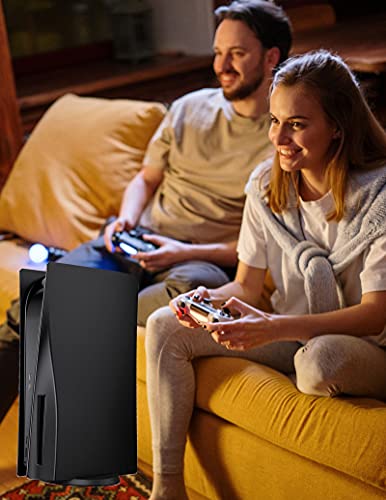 Disc Edition Face Plates Cover Skins Shell Panels For Ps5 Console, Playstation 5 Accessories Faceplate Protective Shell Replacement Plate Dustproof Anti-Scratch (Disc Black) #TOP4