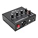 Elprico マイクプリアンプマイクブースター、3入力最大60dBゲイン48V電源、ダイナミックコンデンサーXLR 3.5mm 6.35mm入力出力用マイクプリアンプ