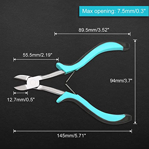 Image of Long Reach Side Cutters Mini Diagonal Cutting Pliers 6 Inches Wire Cutting Pliers Diagonal Cutter Nipper Repair Pliers for Jewelry Making Crafting
