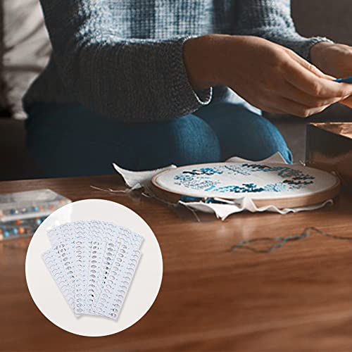 SUPERFINDINGS 30Pcs 30 Positions Embroidery Thread Paper Organizer Cross Stitch Thread Holder Storage Tool Thread Organiser Cards - Image 4