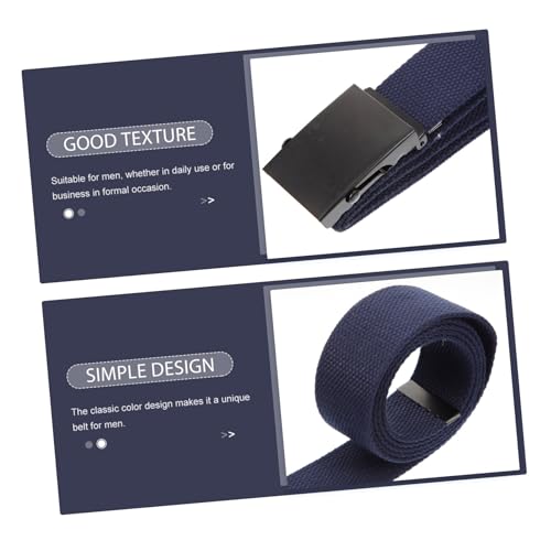 Men Canvas Waist Belt Training Belt for Casual and Formal Wear for Work and Everyday Use Comfortable and Stylish Accessory2