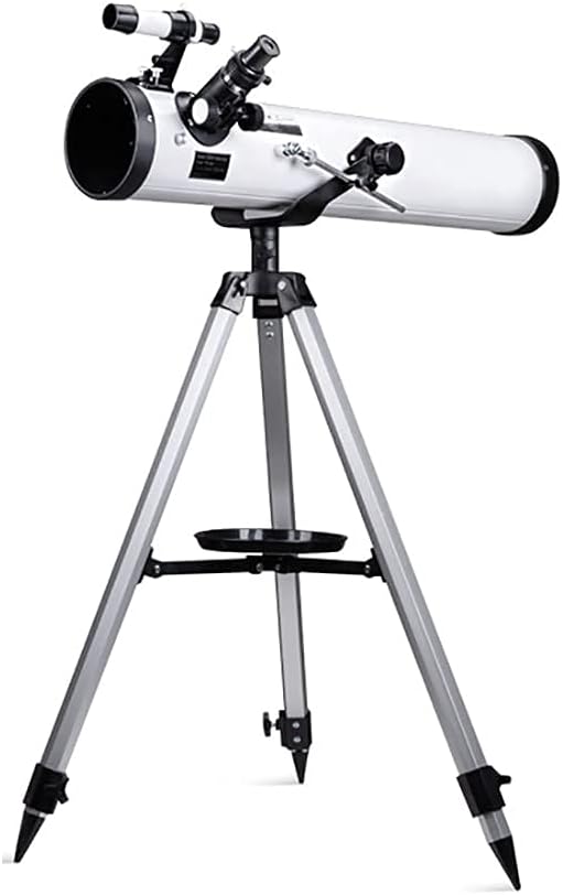 LSLYTQ Telescope Professional Telescope for Beginners 76mm Aperture 700mm with Finder Scope and Phone Adapter Refractor Telescope Handheld Telescope