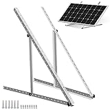 solarmodule für die steckdose 【Hohe Effizienz】: Die PV Modul Halterung ist durch die optimale Anzahl an Lochkombinationen für die verschiedensten Sonneneinstrahlwinkel von 0° - 90° einstellbar und kann somit den maximalen Ertrag liefern. Erhalten Sie bis zu 25 % mehr Solarmodul-Effizienz, indem Sie Ihre Module in Richtung Sonne neigen, anstatt sie flach zu legen.