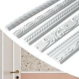 YEFANXI Flexible Chair Rail Panel PVC Wall Molding Trim â€“ 0.79IN*0.28IN, 10 FT Roll, 3D Twisted Cable Pattern, Self-Adhesive, Paintable, Easy Installation for Home Decor(0.79in*0.28in)