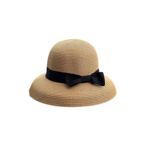 Chapeau d'ombrage solaire tissé pour femmes ZYFSHA rétro