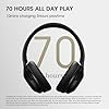 DOQAUS Bluetooth Headphones Over Ear, 70H Playtime Bluetooth 5.3 Wireless Headphones, 3 EQ Modes, Hifi Stereo Foldable Headphones Wireless with Microphone, Soft Earpads, for Phone PC Travel(Black) #1