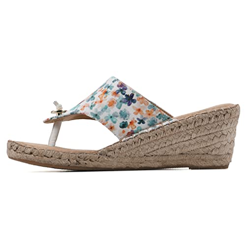 Image of WHITE MOUNTAIN Women's Beachball Espadrille Wedge Sandal