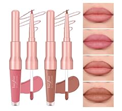 bayfree 2 PCS Lip Liner and Lip Stain Combo Set, High Pigmented Long Lasting Velvet Lip Tint, Well-Defined Lipliner, Weight…