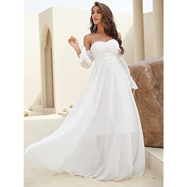 Dameshemd Betoverend Vlak Jurk Zonder rug Ruches Rits