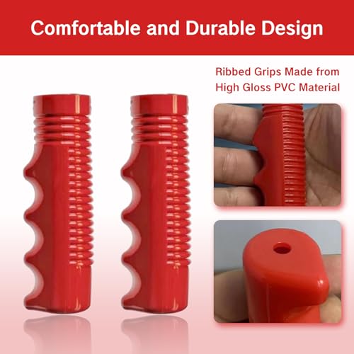 Niiiytyb Tricycle Handlebar Grips 3/4 Inch Bicycle Grip For 1 Pair Of Bike Handle Bar Grips Bundle Kids Non-Slip-Bicycle Handlebar Grips Specialized Replacement Bike Grips (Red) thumb #4