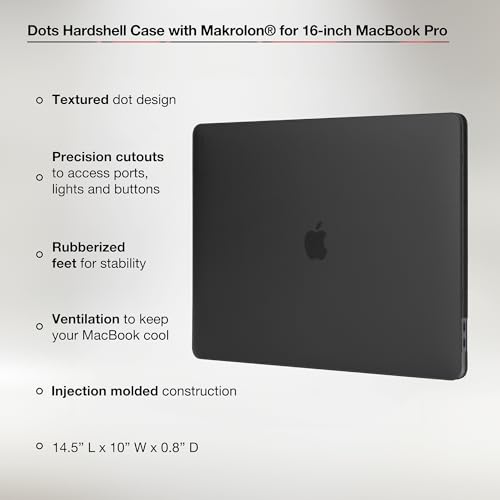 Carcasa rígida Incase MacBook Pro 16 protector transparente antigolpes para portátil 3