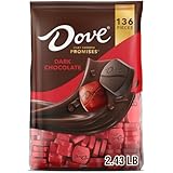 DOVE PROMISES Dark Chocolate Candy, 136 Ct Bulk Bag