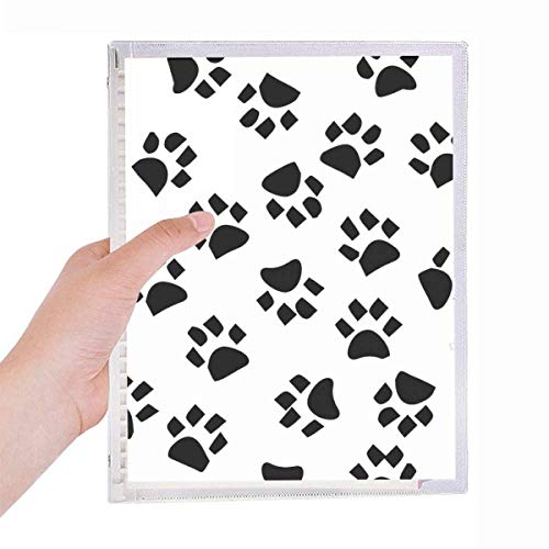 Cahier à feuilles rechargeables en spirale motif chat bloc-notes A5