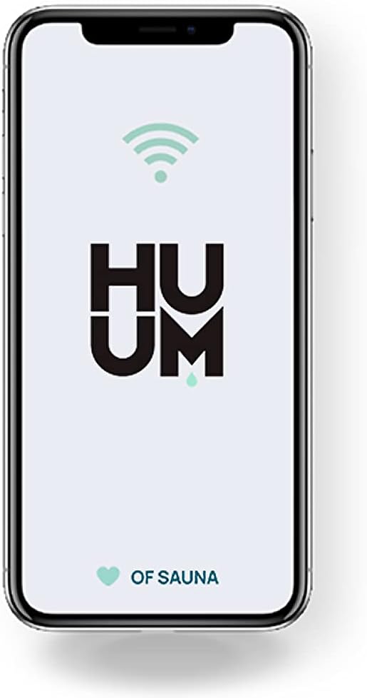 HUUM app logo on smartphone screen
