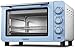 angelHJQ Forno elettrico da tavolo 15L Forno 100-230℃ Temperatura regolabile 60 min Timer a tre strati Forni elettrici Multifunzione Cottura Blu