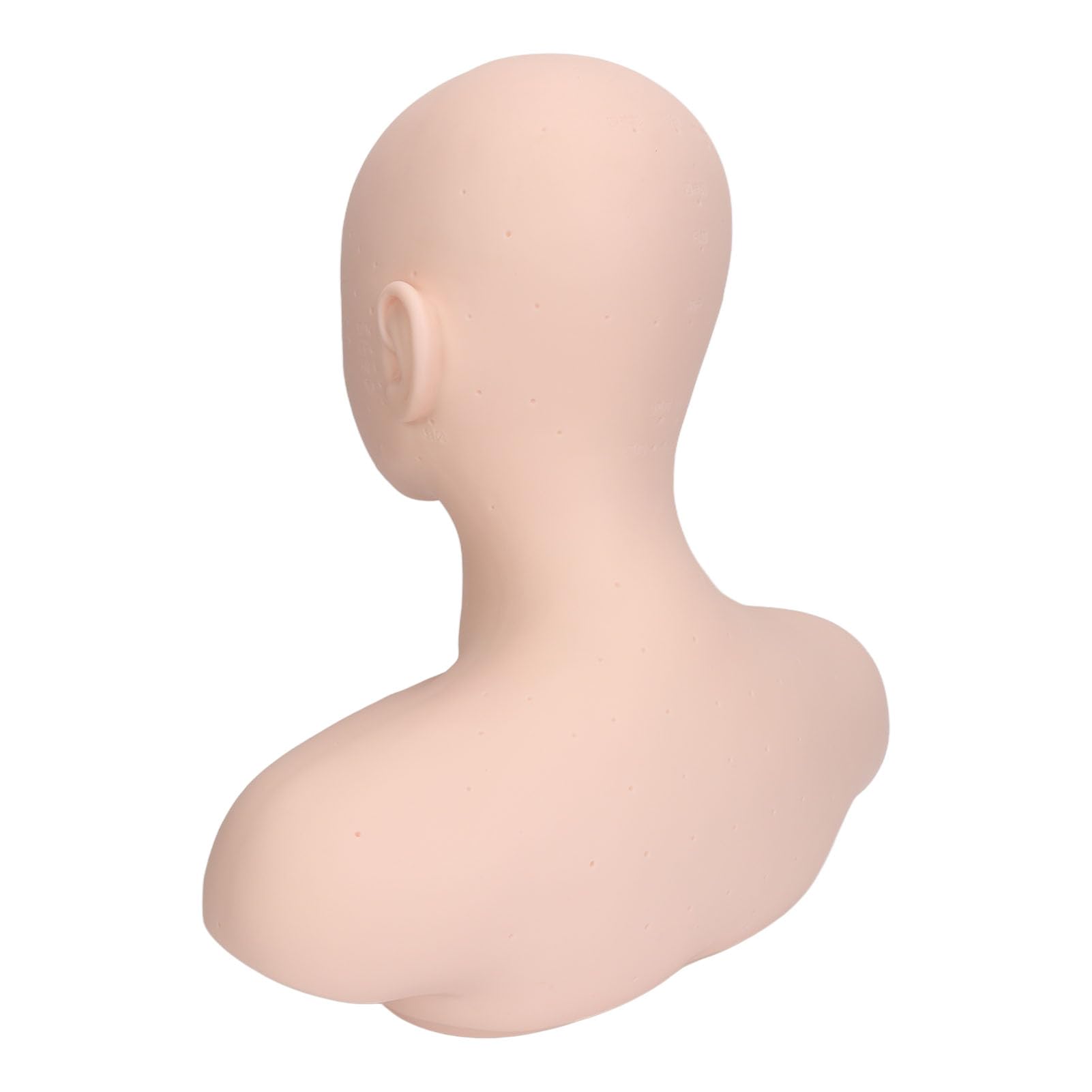 Modelo de la acupuntura del cuerpo humano, modelo de la cabeza de la acupuntura, accesorios de enseñanza del modelo de la cabeza de los meridianos del masaje de la cara del PVC