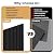 RITOLLO 6 Pack Bilayer Thickened-Sound Proof Wall Panels 47.2"x23.6"x0.72" High Density Acoustic Panels for Interior Wall Décor, Home, Studio (Black)