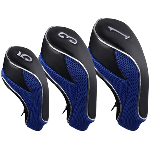 Housse de driver 460 CC Andux avec fermeture éclair pour protéger efficacement vos bois de golf
