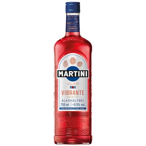 MARTINI Vibrante alkoholfreier Aperitif, 75cl / 750ml, angereichert mit hochwertigen Botanicals