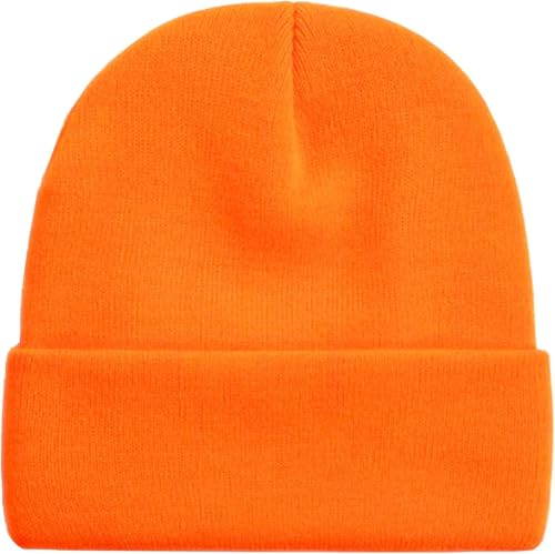 Image of Rosoz Beanie for Men Women Cuffed Knit Hat Winter Beanies Skull Cap Unisex