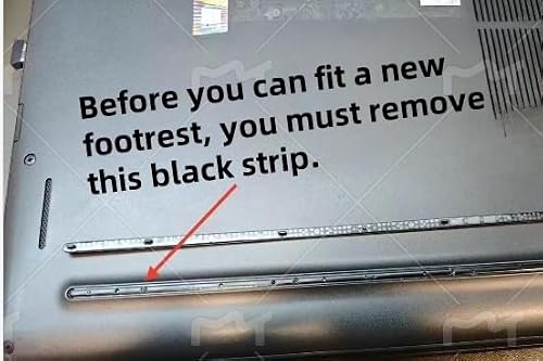 ZAHARA gumowe nóżki podkładki dolnej obudowy dla DELL Latitude 7410 Ciemnoszary Rubber FEET