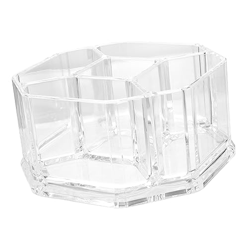 PRETYZOOM 1Pc Transparent Tea Bag Storage Box with Multipurpose Organizer for Tea Sugar Candies and Snacks for Home Hotel Cafe and Desktop Decoration