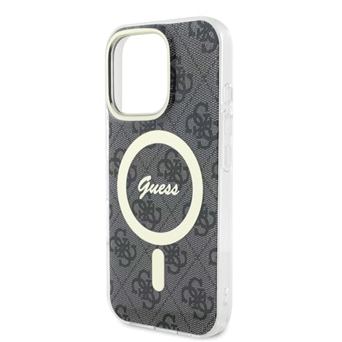 Coque iPhone 16 Pro Max Guess IML compatible Magsafe rigide antichoc - 4